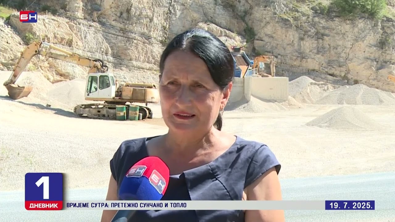 Protest mještana Osmaka zbog kamenoloma
