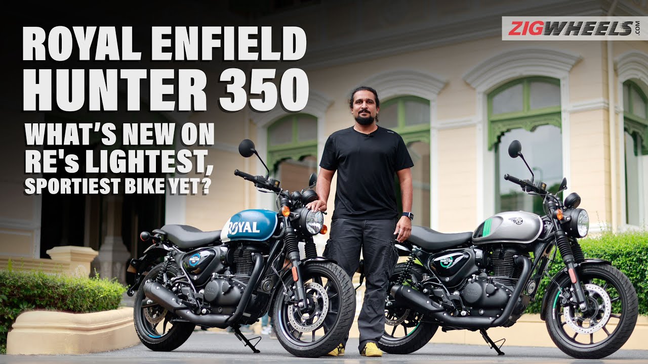 Royal Enfield Hunter 350 Walkaround | RE’s light & zippy street bike | Specs, Features and Price
