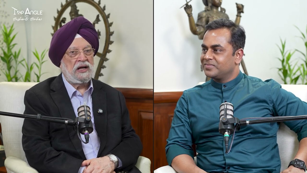 Full Interview of Sh Hardeep Singh Puri in 'Top Angle with Sushant Sinha'
