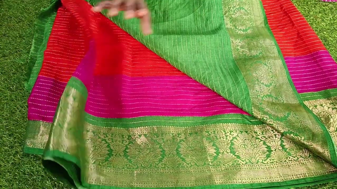 WhatsApp call 9360416255 joint saree Dola silk saree 5 meter saree price 2 RS.450(1/3/26)