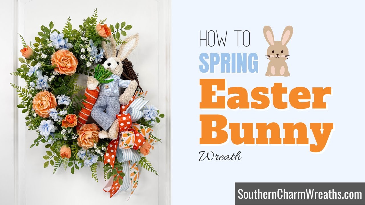How to Make a Spring Easter Bunny Wreath with Coach Laurie Anne