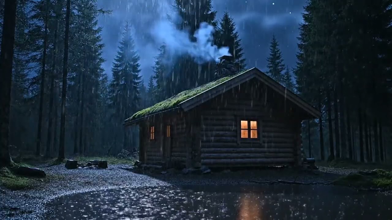 Rain and Thunder For Deep Sleep - Rain Sounds For Sleeping