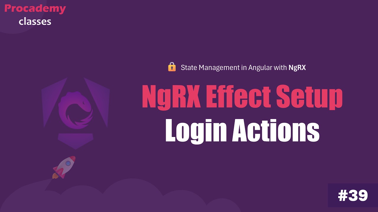 #39 Let's Create a State, Action & Reducer for Auth Feature | State Management in Angular with NgRX