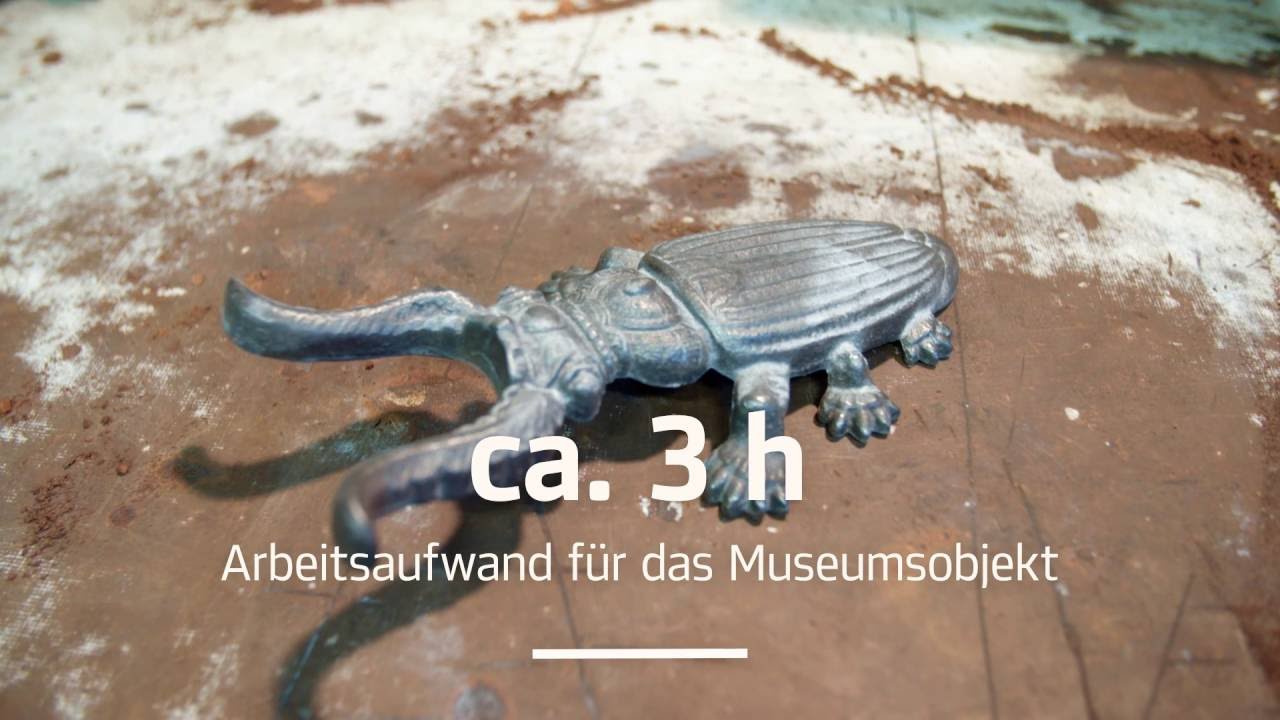 Die Produktion der Dinge: Das Gießen einer Figur