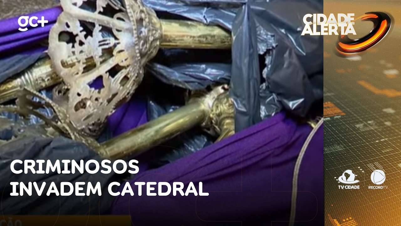 Criminosos invadem Catedral, reviram altar e causam danos ao patrimônio histórico | Cidade Alerta CE