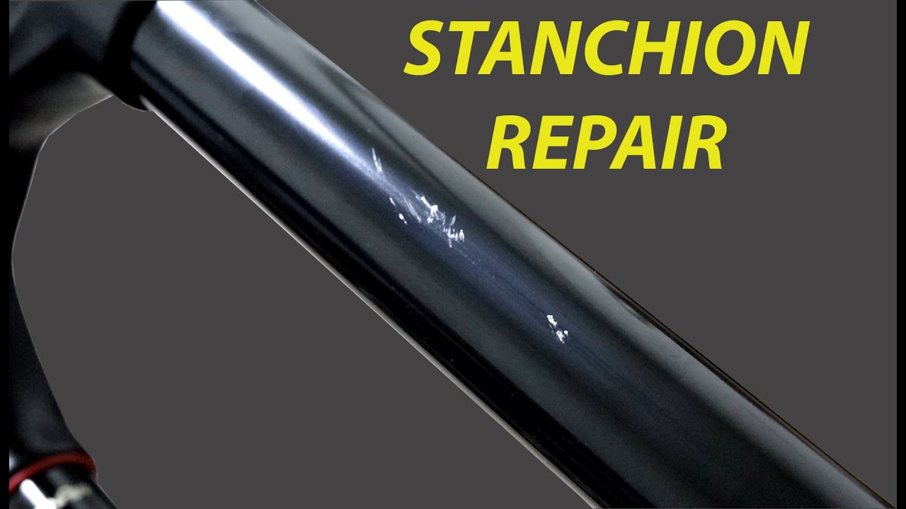 HOW TO REPAIR FORK STANCHION SCRATCHES THE EASY WAY