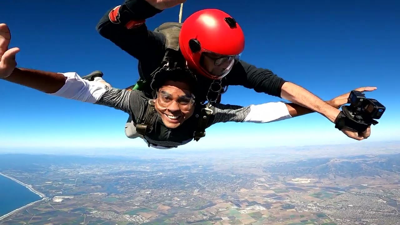 Skydiving World Highest Tandem Skydive from 18,000 Feet