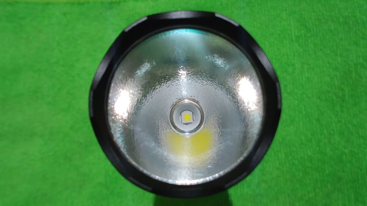 1300 Lumen ASTROLUX C8 XPL HI (3B 5000K) | Watching Light after Replace with Orange Peel Reflector