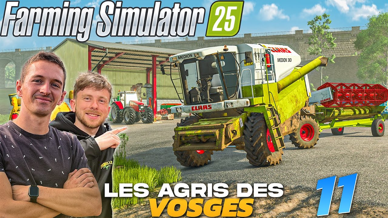 GROSSE MOISSON BLÉ ET MAÏS SUR LES AGRIS DES VOSGES !