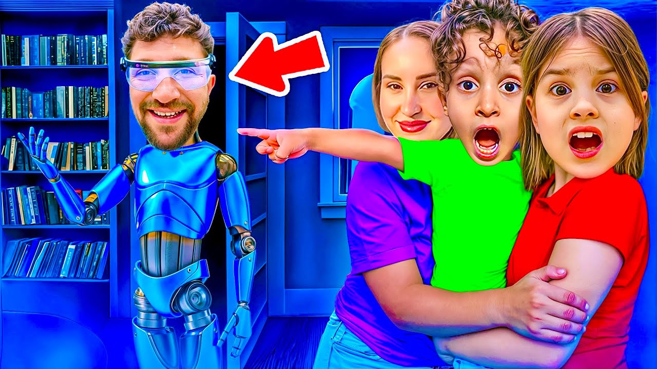 BABAMIN İKİZ ROBOTU EVE GELDİ !! KUZEY ELİF BU ROBOT EVİMİZİ ELE GE&Ccedil;İRDİ !!