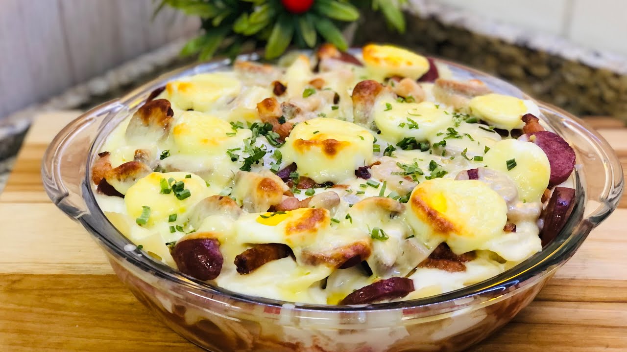 VOCÊ VAI SE SURPREENDER COM ESSE MACARRÃO | CREMOSO E SUPER RECHEADO | RECEITINHAS COM AMOR ❤️