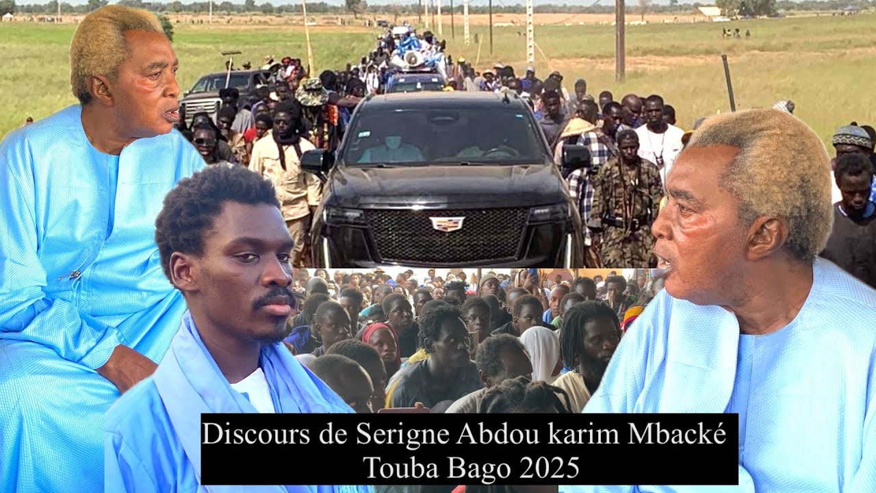 Discours de Serigne Abdou Karim Mbacké après le Travaille des Talibés Touba Bogo 2025.. 
