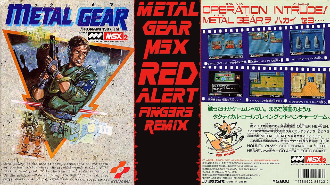 Metal Gear - MSX - Red Alert - F1NG3RS Remix