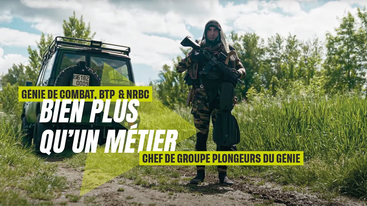 Chef de groupe plongeur du G&eacute;nie : sous l&rsquo;eau, sans bruit