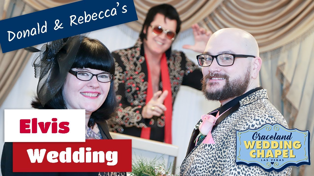 Donald & Rebecca's Elvis Wedding Ceremony at Graceland Chapel | Las Vegas