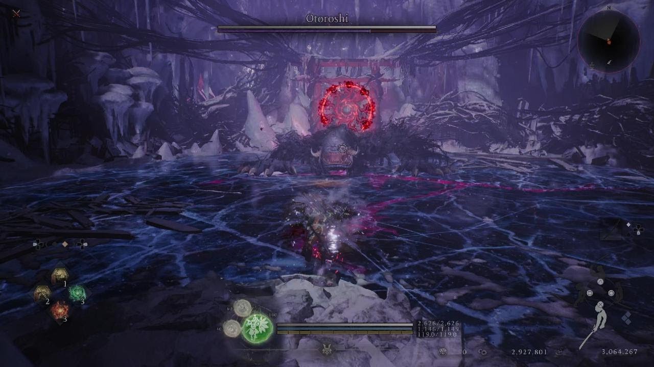 Nioh 3 - Otoroshi NG+ lvl sync. Samurai/Katana. No elixir, no magic, no summon