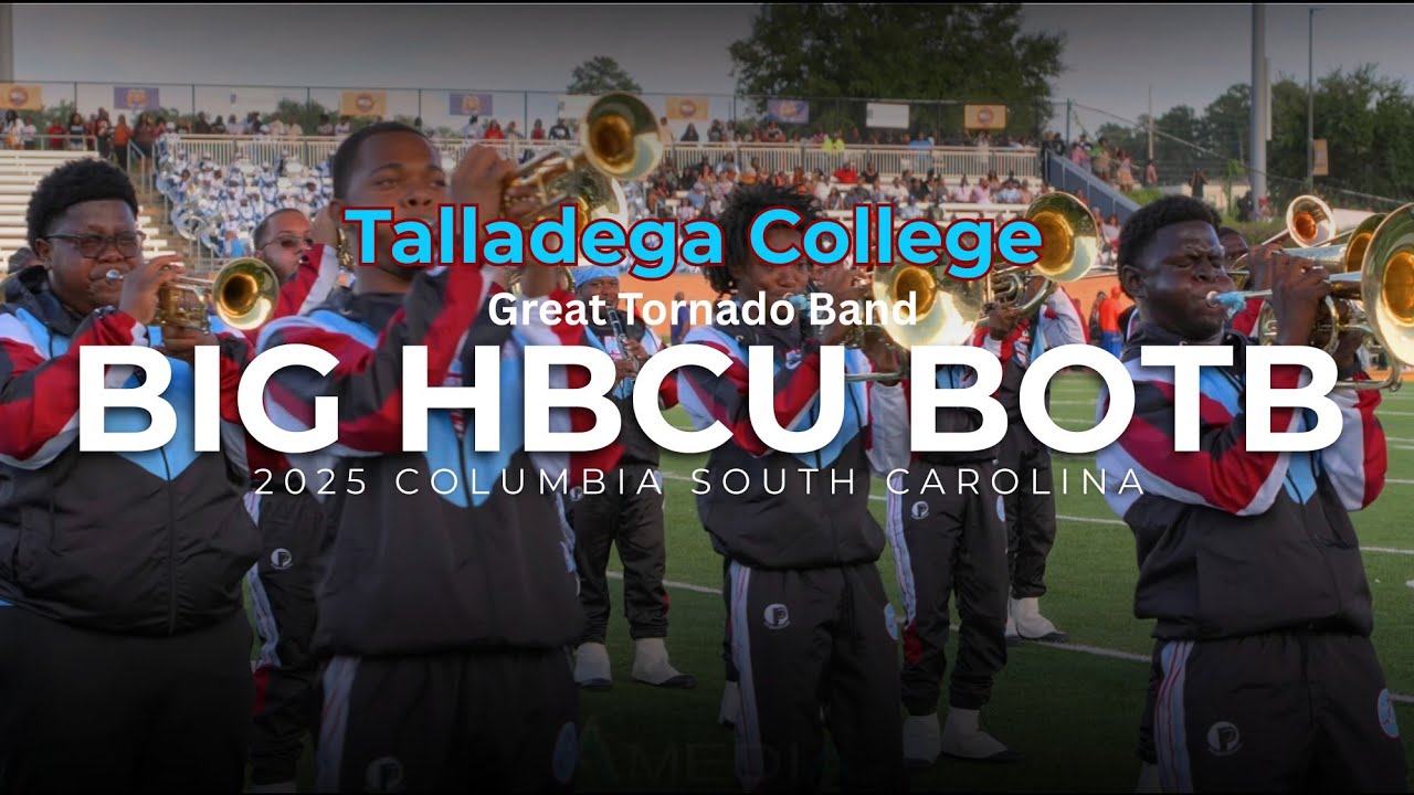 Talladega College | 2025 Big HBCU Battle Of The Bands | 4K 2160p 🔥🎥🎬‼️