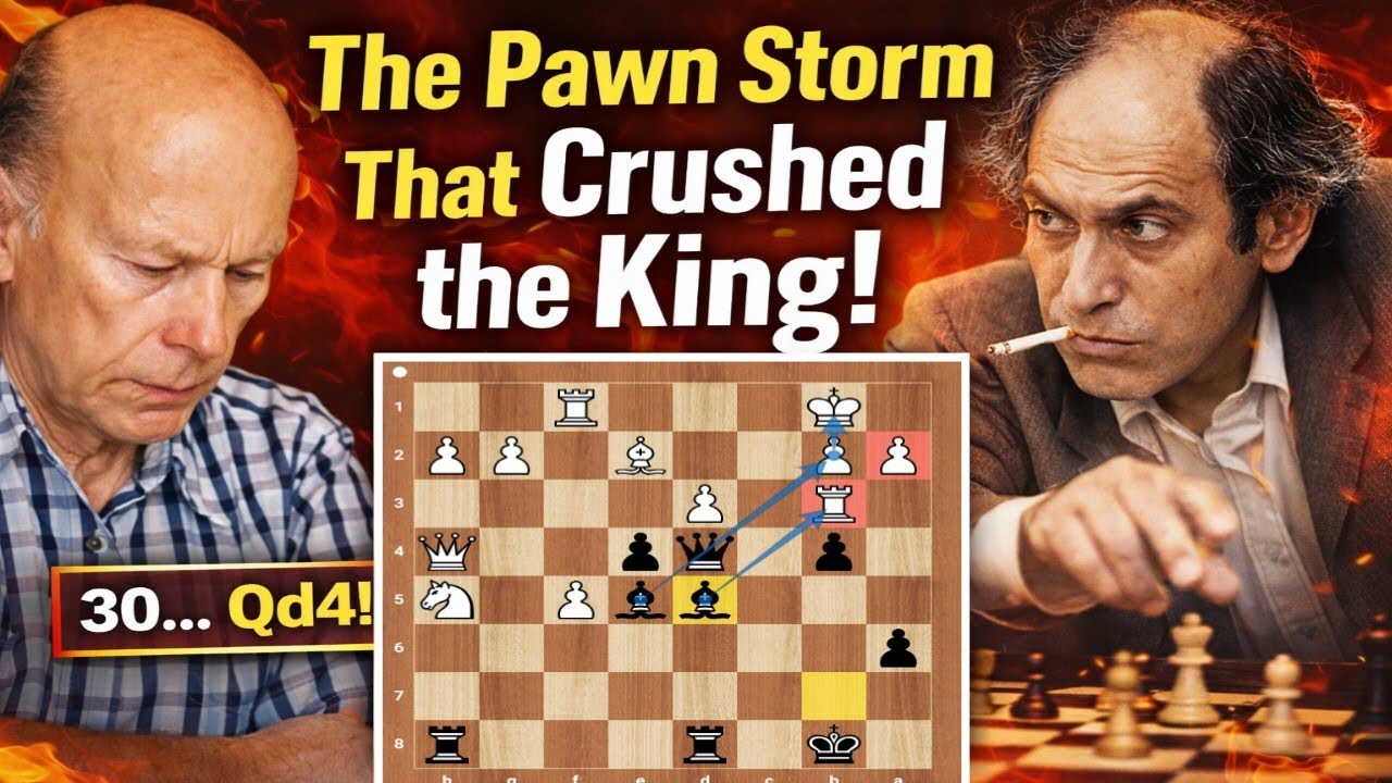 The Pawn Storm That Crushed the King — Tal’s Relentless Attack in Riga