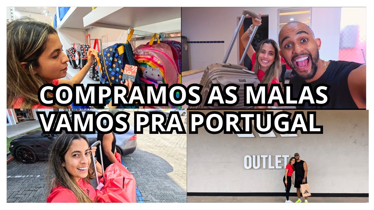 VAMOS MORAR EM PORTUGAL😍 ( DIA DE COMPRA AS MALAS) OUTLET SALVADOR - BLACK FRIDAY