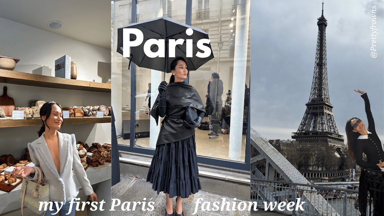 My first Paris fashion week, vintage shopping, Eiffel tower photoshoot  | prettyfrowns