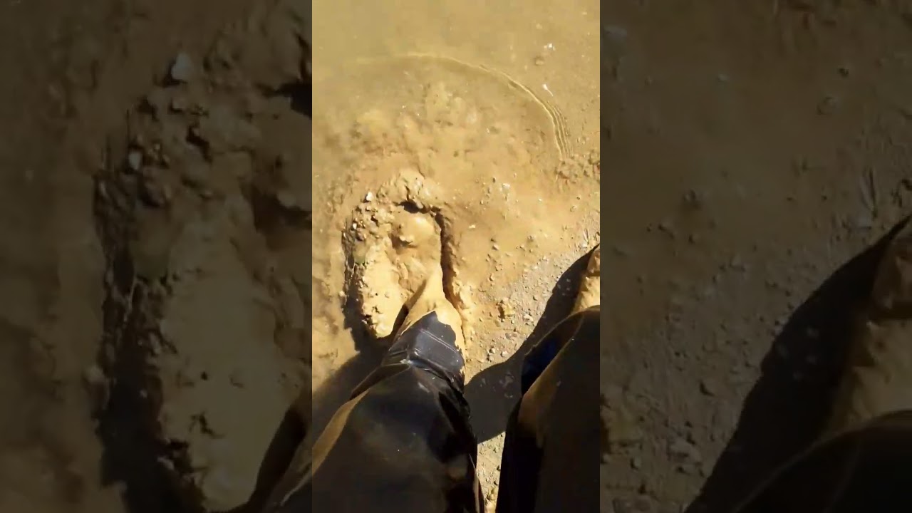 Pros Strong Waders in Quarry Mud