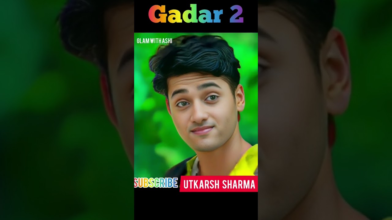 Utkarsh Sharma 1994 to Gadar2 Life Journey❤💥 #shorts #ashortaday #transformationvideo