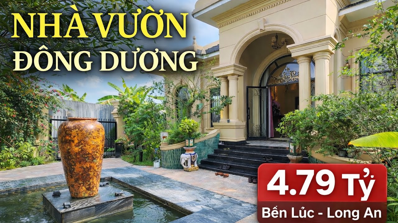 Tập 3875 | Nhà Vườn Đông Dương Đẹp Như Resort – Bến Lức Long An Chỉ 4.79 Tỷ
