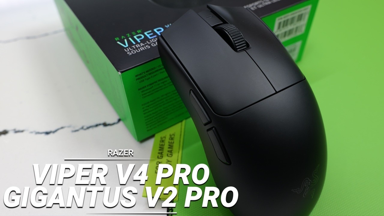 Обновление Razer Viper V4 Pro и Gigantus V2 Pro.