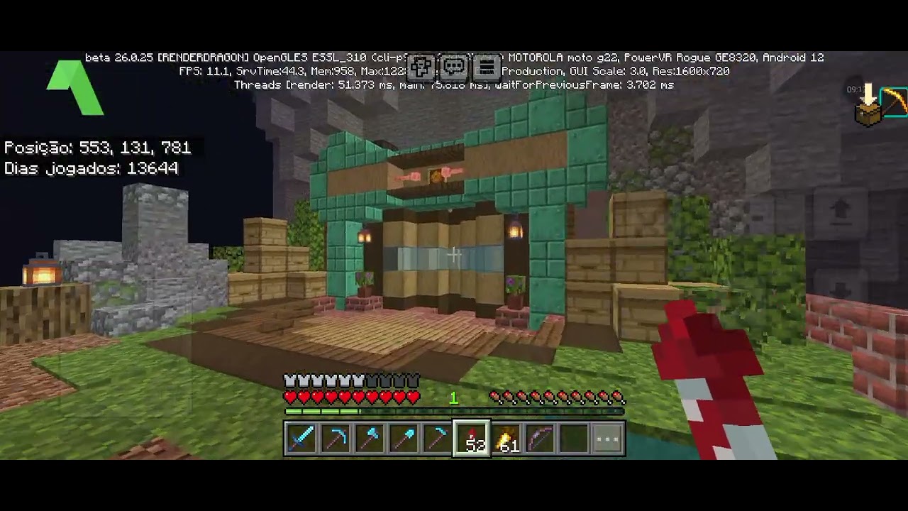 Minecraft beta obrigado por assistir