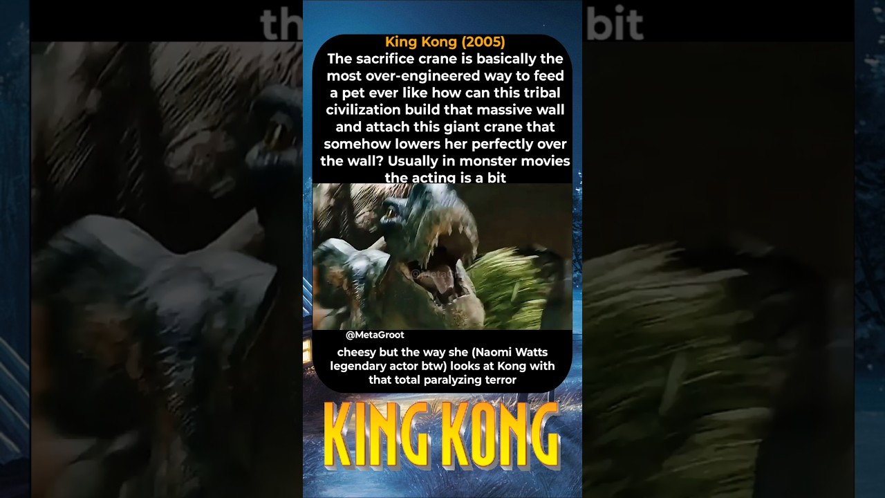King Kong (2005) The World's Most Complicated Feeding System