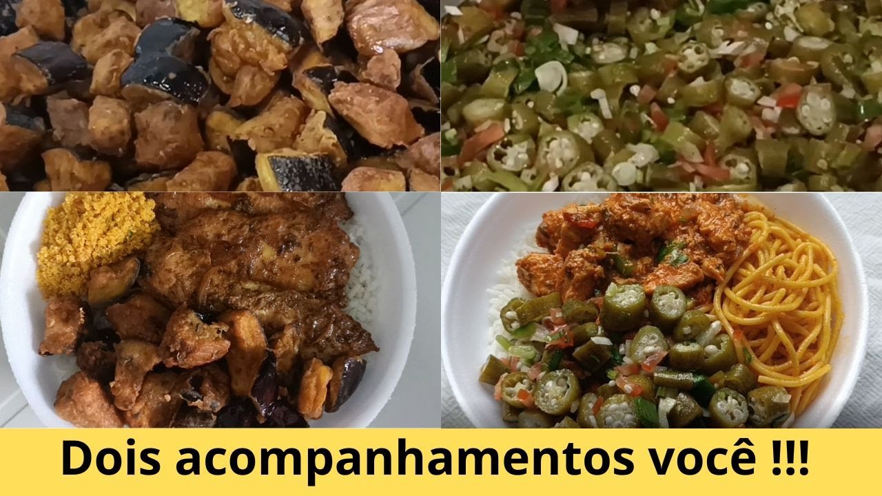 Dois acompanhamentos para suas marmitex