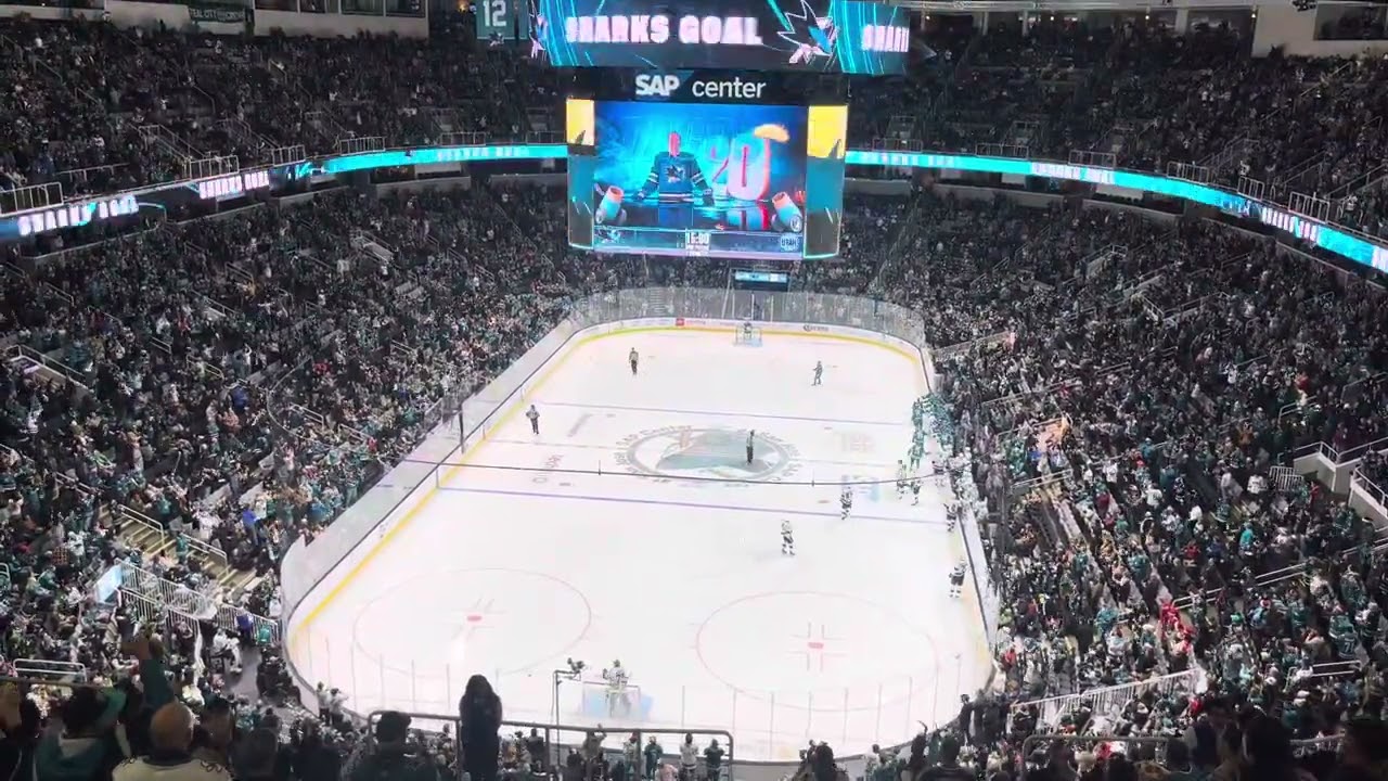 San Jose Sharks Live Goal Horn 12/14/24 Vs. Utah Hockey Club