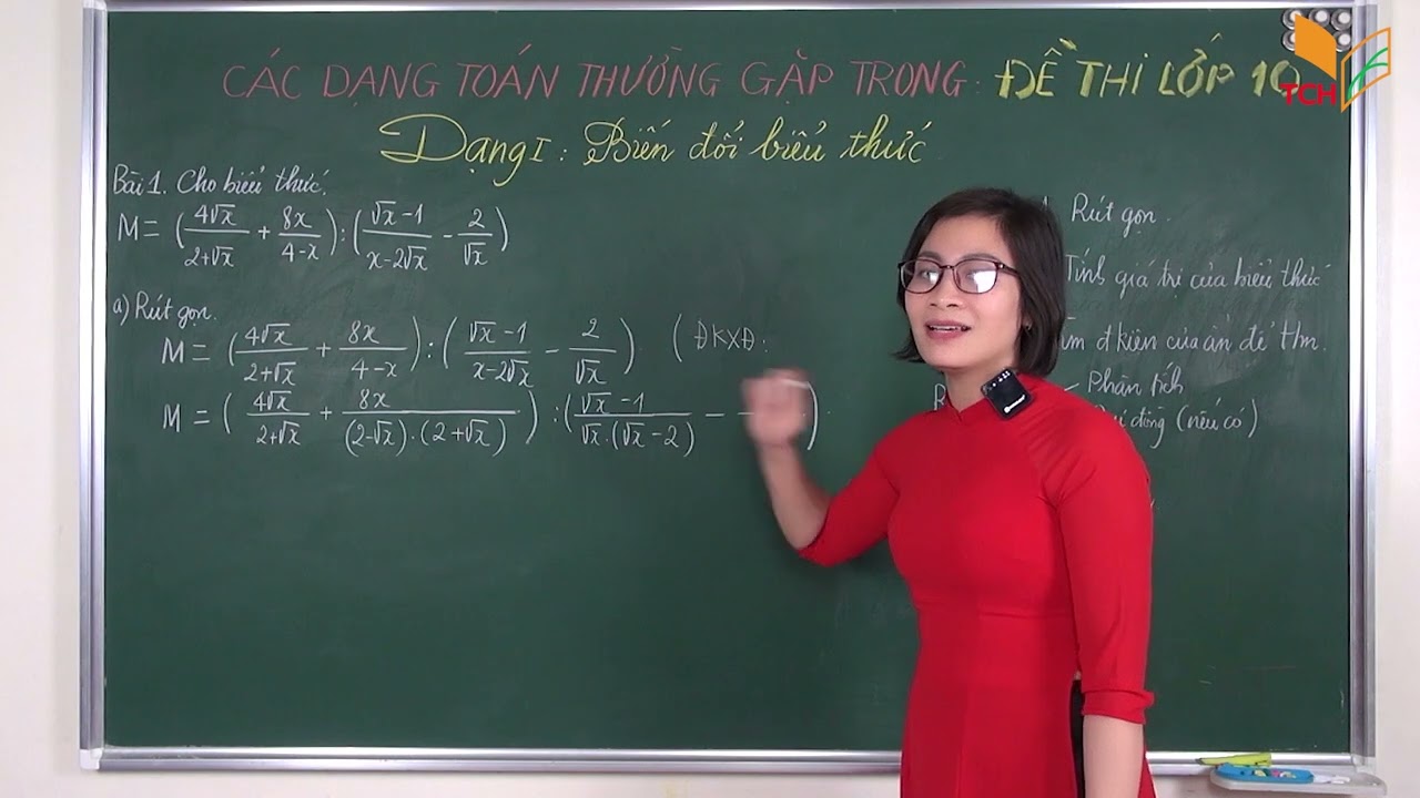 CÁC DẠNG TOÁN THƯỜNG GẶP TRONG ĐỀ THI TUYỂN SINH LỚP 10