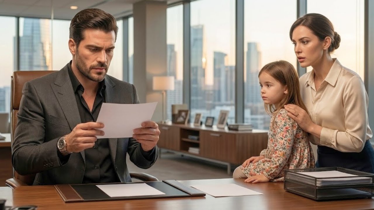 L’enfant De Sa Secrétaire Laissa Une Lettre Au Père Noël Sur Son Bureau