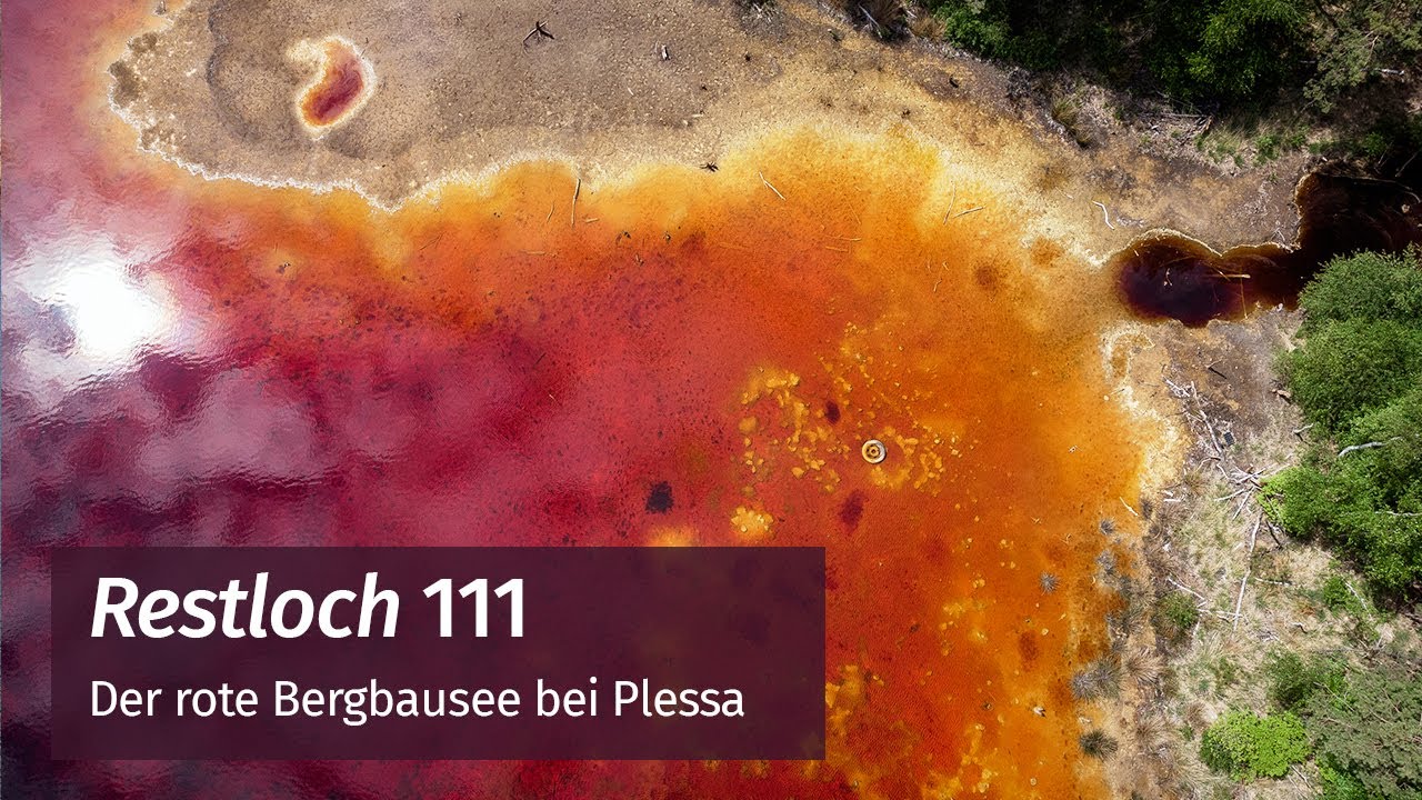 Restloch 111 | Der rote See bei Plessa | 4K Mini2