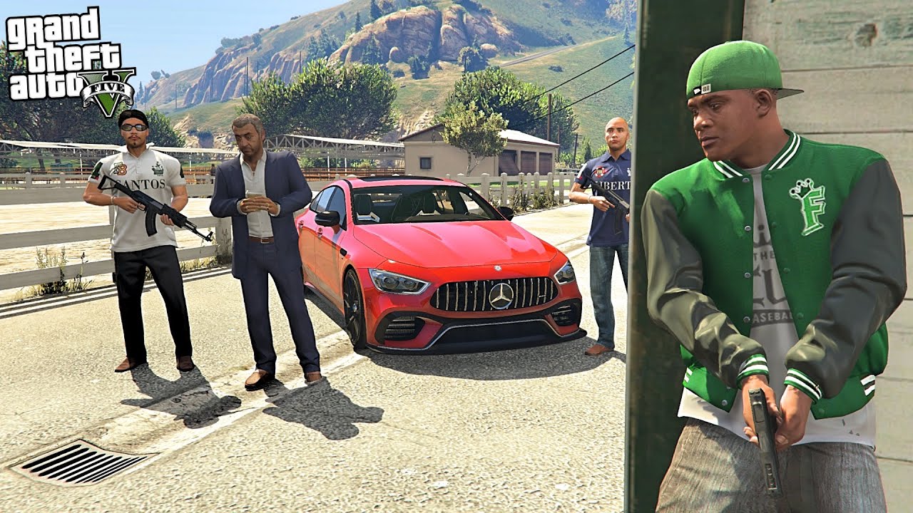 FRANKLIN STEALS MERCEDES AMG GT63 FROM MARTIN MADRAZO IN GTA 5!!! (GTA 5 Mods)
