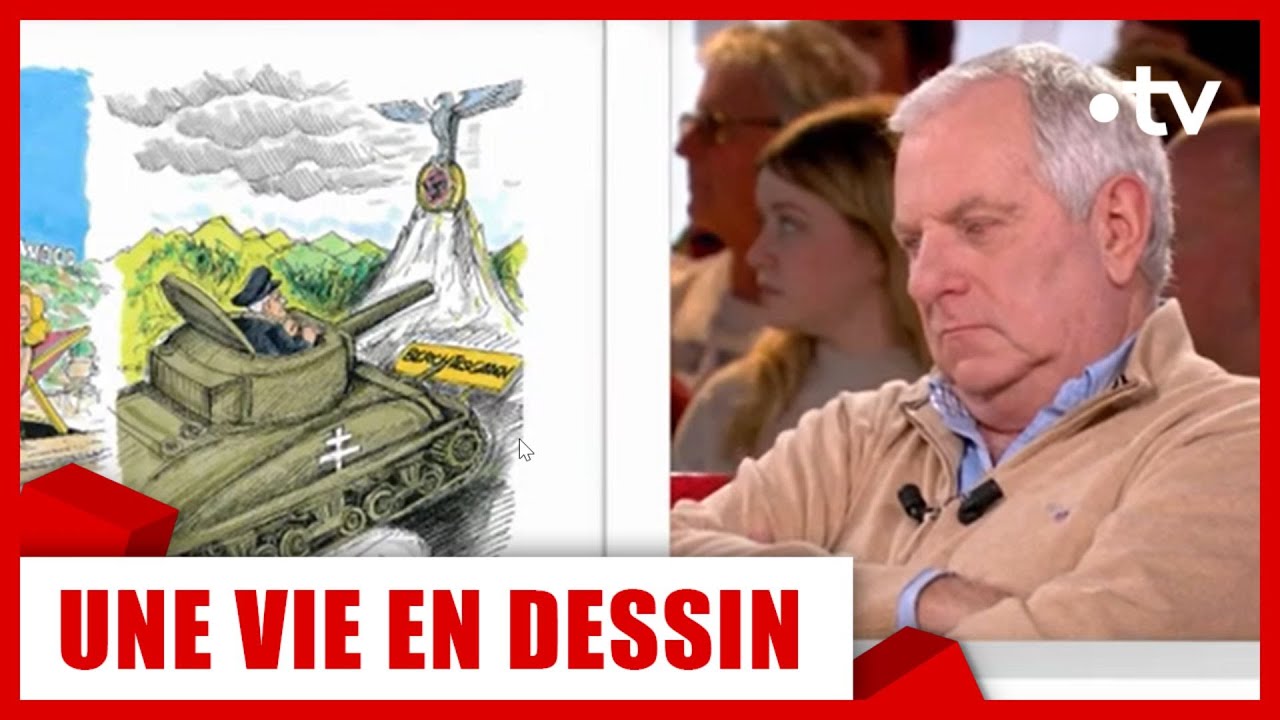 Jean Gabin : une vie en dessin par Chaunu - Vivement Dimanche 20 novembre 2022