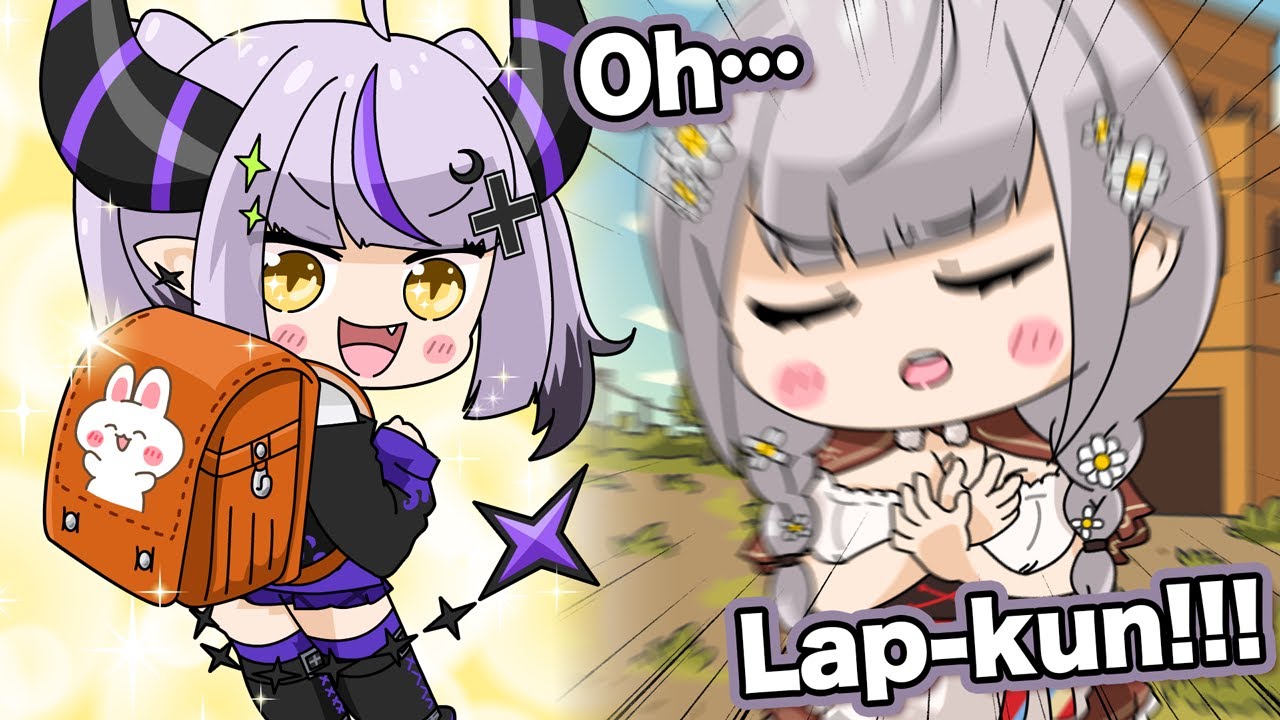 Noel feels like she has given her nephew a school bag thanks to Laplus.[Animated Hololive/Eng sub]