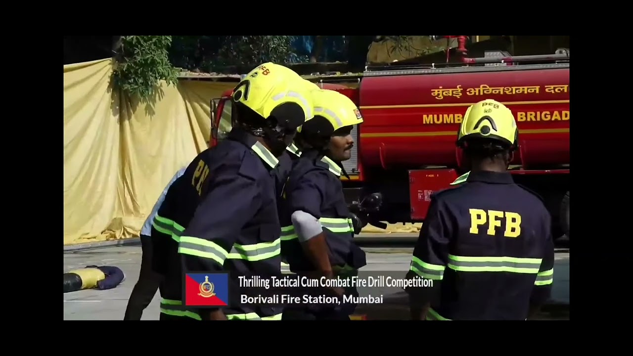 Tactical Cum Combat Fire Dril Competition 2026 Borivali Fire Station, Mumbai
