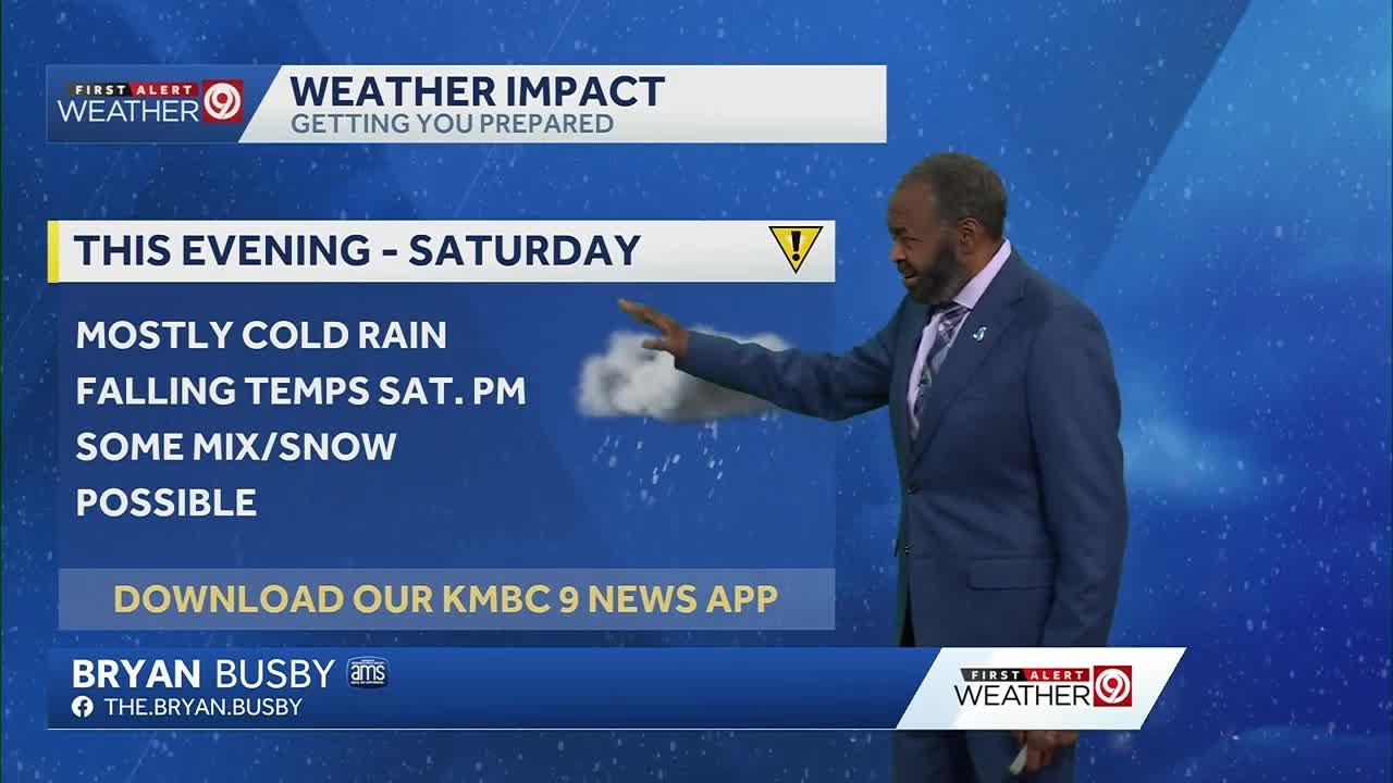 Kansas City Nov. 28 weather update: Cold rain Saturday in the metro, slick roads possible
