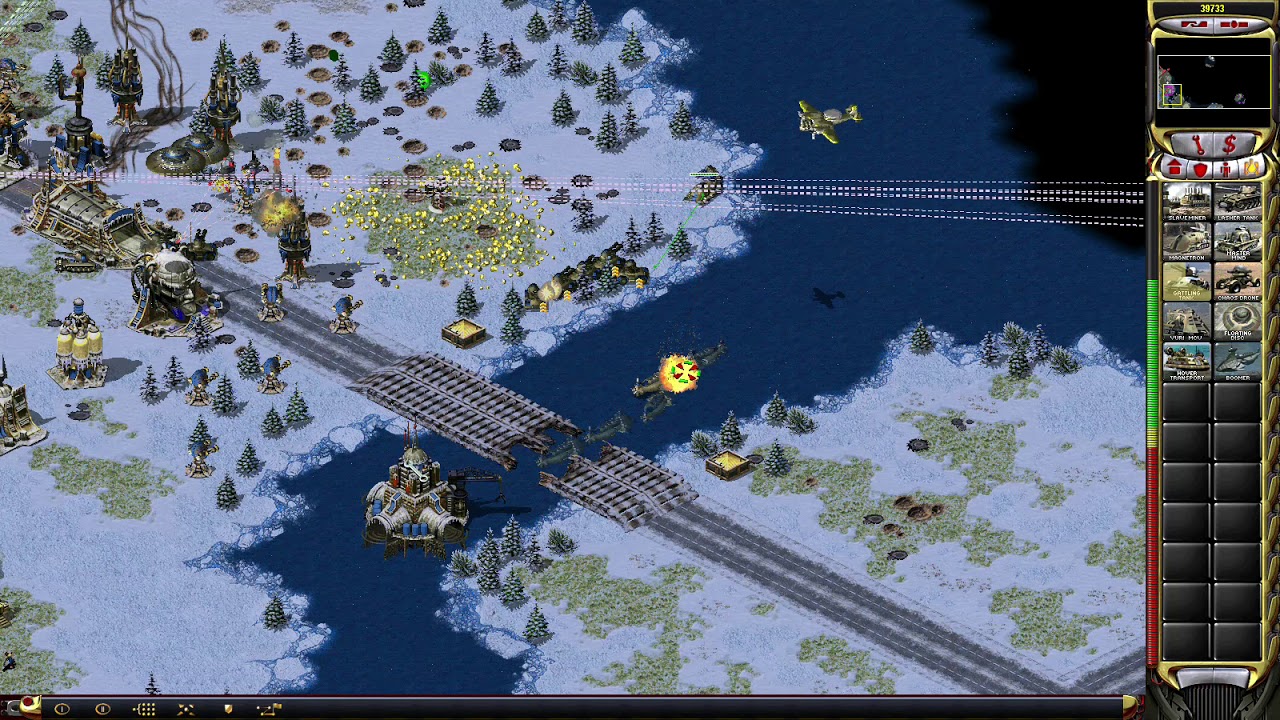 Red Alert II - 1 vs 7- Arctic Circle - Brutal Enemy - No Superweapons