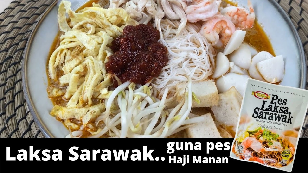Resepi Laksa Sarawak (Pes Laksa Sarawak Haji Manan) | the best recepi