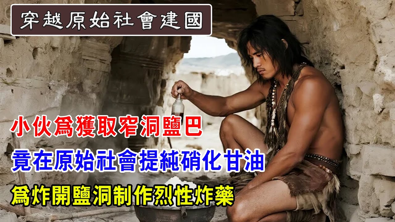 EP12：小伙为获取窄洞盐巴，竟在原始社会提纯硝化甘油，为炸开盐洞制作烈性炸药