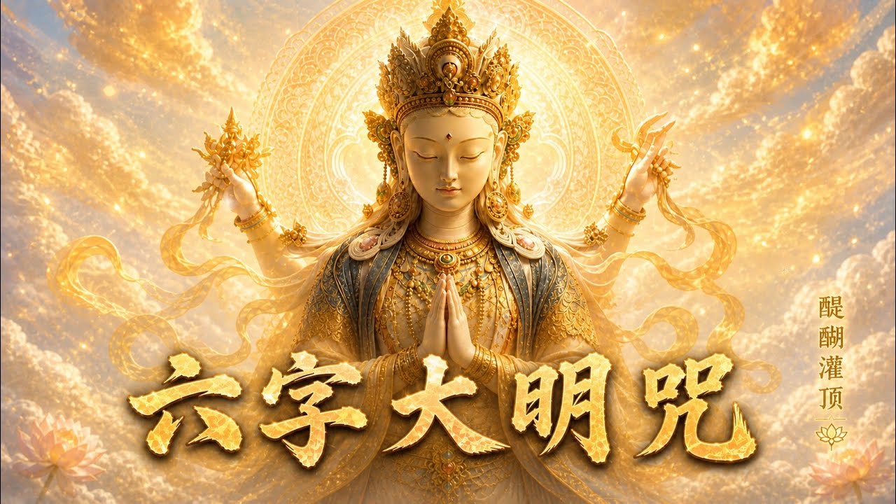 六字大明咒 Om Mani Padme Hum｜【醍醐灌顶·洗涤灵魂】 一小时循环版