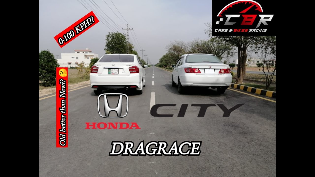 Honda City 2018 VS Honda City 2006 | Honda City Drag Race & Rolling Race| 0-100 KPH| Honda Drag Race