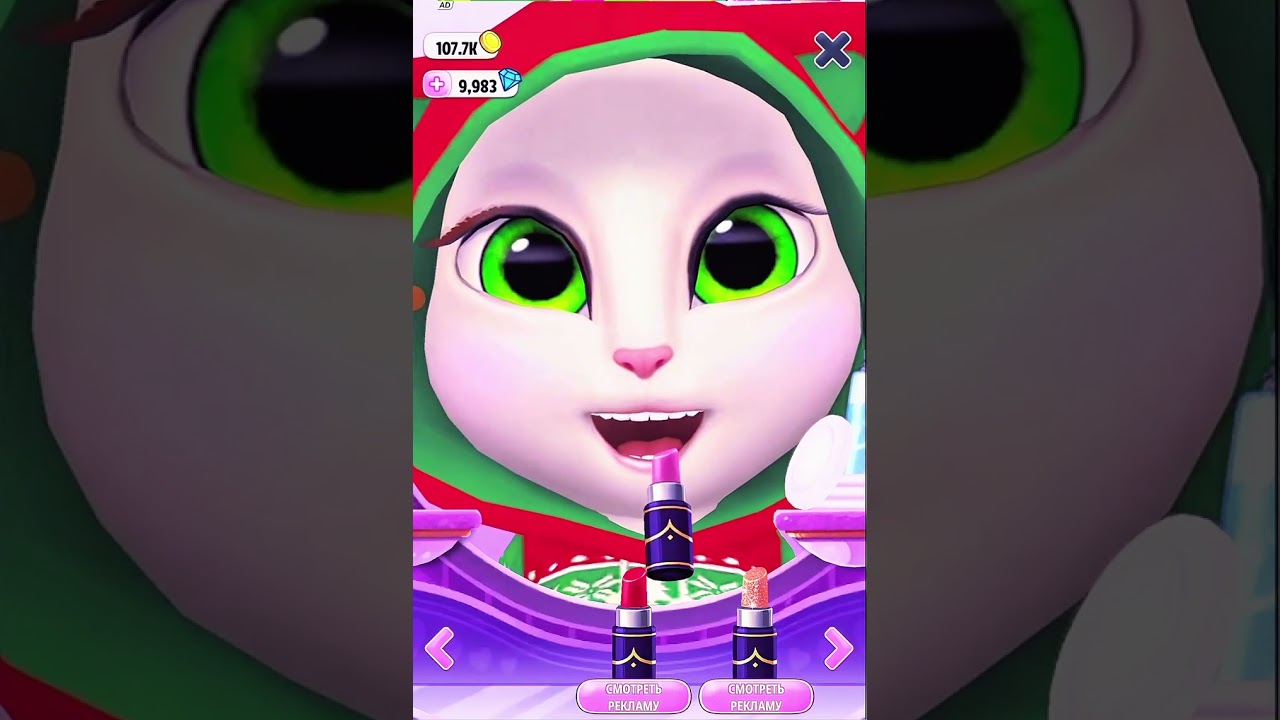 Talking Angela Daily Life | A Day in Her Life 🐱✨🌞🌙💕