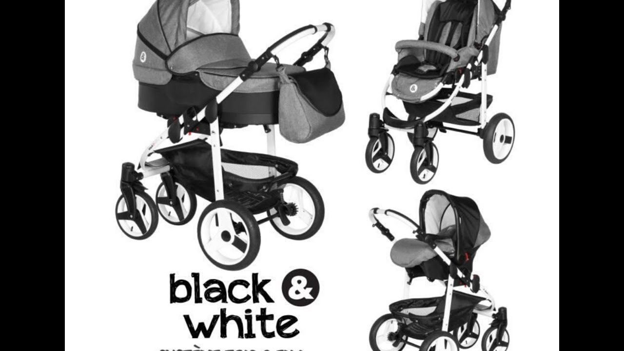 Poussette Trio Black & White + déballage et montage
