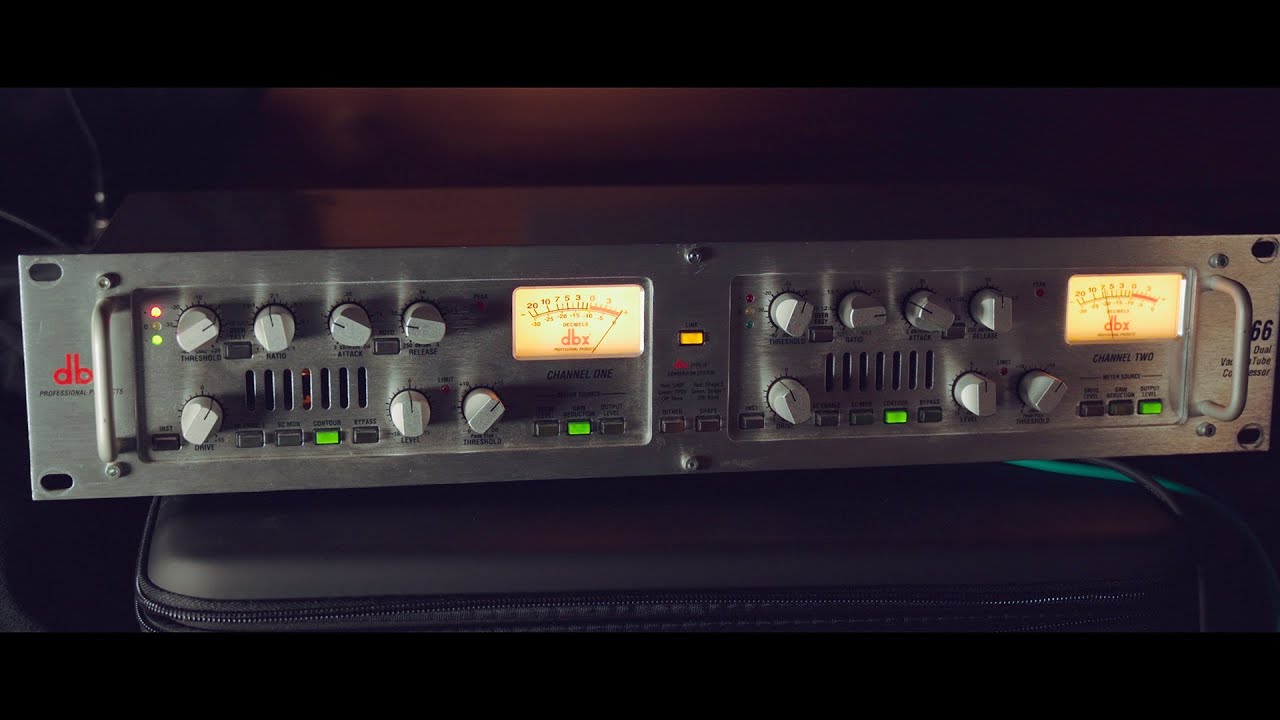 Machinedrum Beat thru dbx 566 Tube Compressor