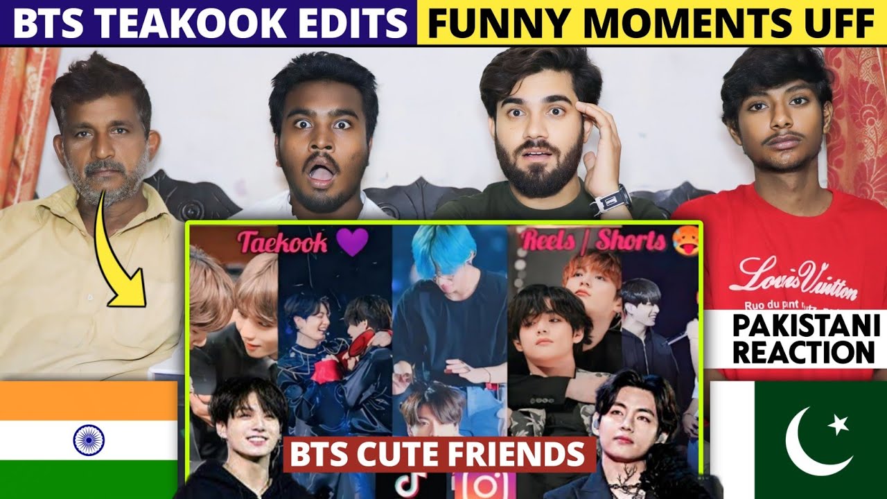 Bts Teakook Cute & Funny - Реакция Пакистана - Шан Раджпут
