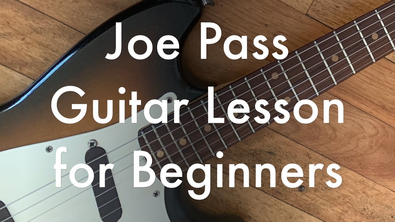 Solo Jazz Guitar: Joe Pass Lesson for Beginners